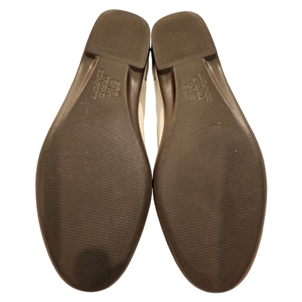 SAS Tripad Simplify Leather Moccasin Slip On Loafers 7.5 Medium White - Picture 9 of 13